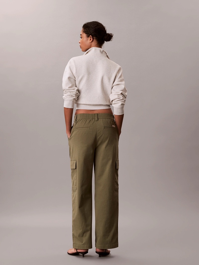 PANTALON CARGO CON CINTURA ELASTICA - 3