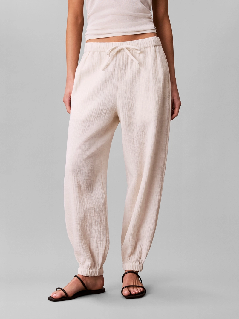 PANTALON DE DOBLE GASA DE ALGODON - 2