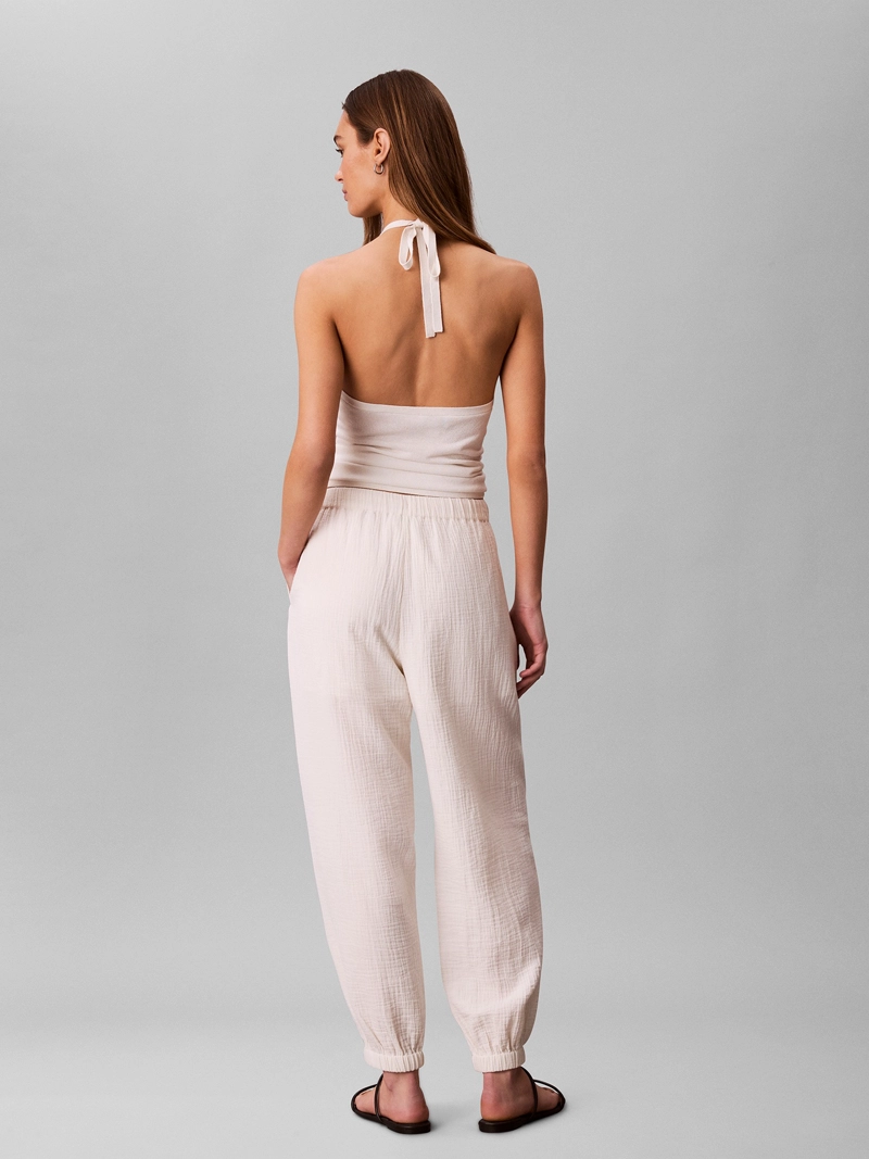 PANTALON DE DOBLE GASA DE ALGODON - 3