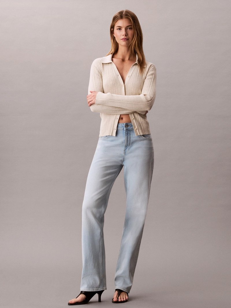 JEANS RECTO DE TALLE ALTO - 1