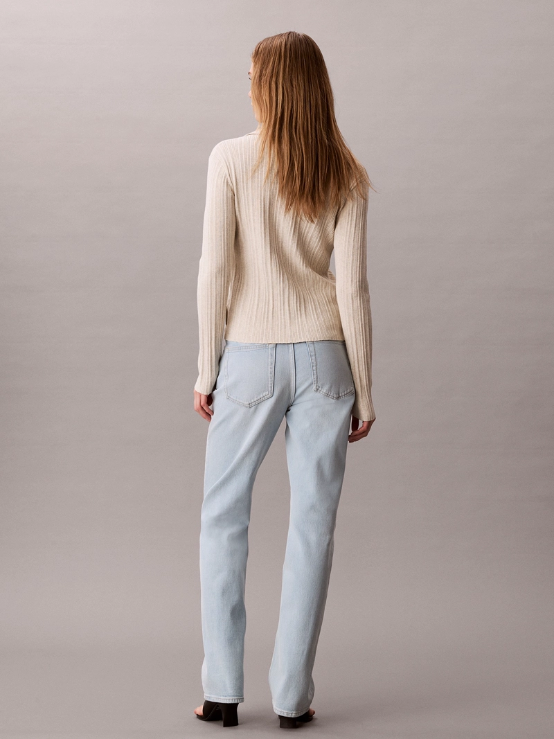 JEANS RECTO DE TALLE ALTO - 3