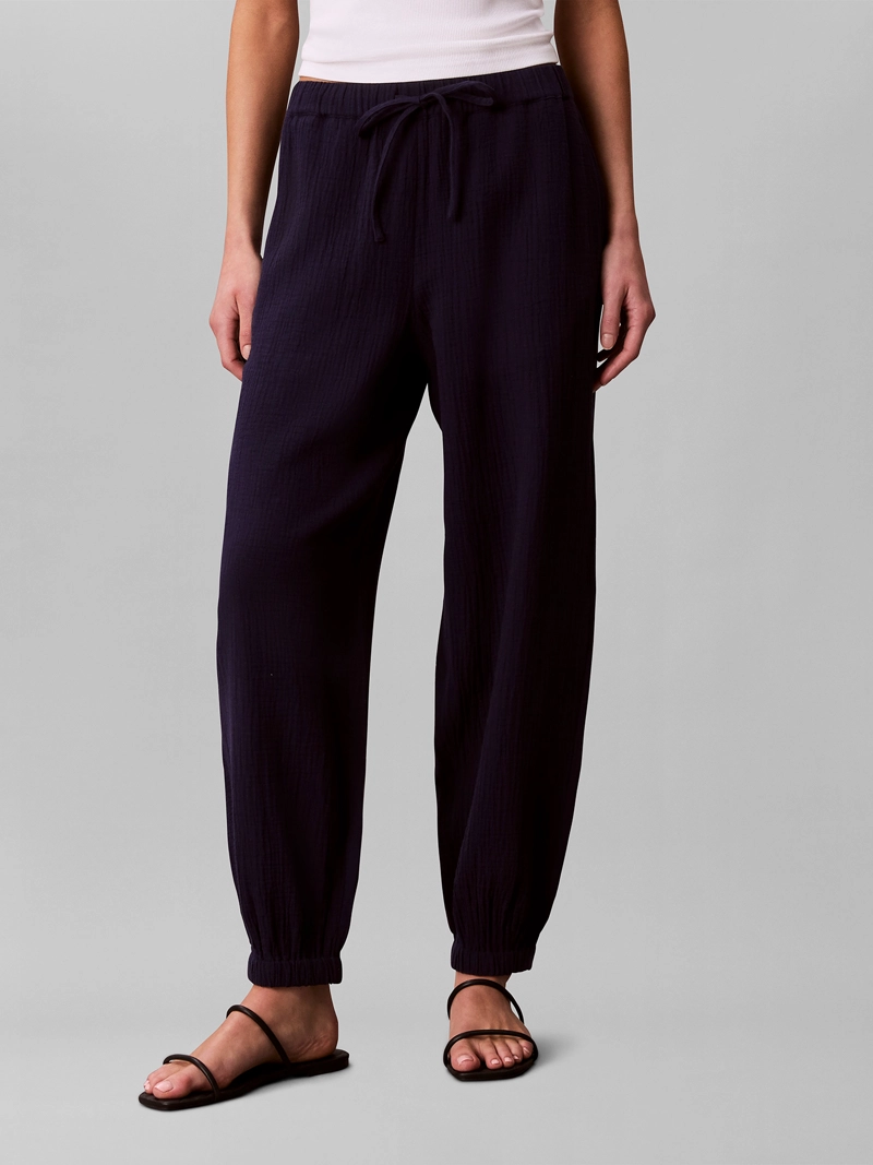 PANTALON DE DOBLE GASA DE ALGODON - 2