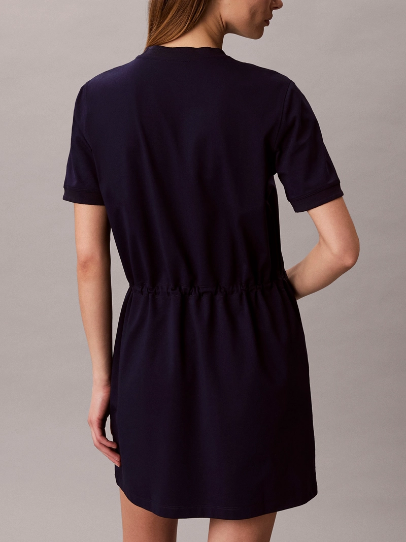 VESTIDO MINI CON LAZO EN LA CINTURA - 3