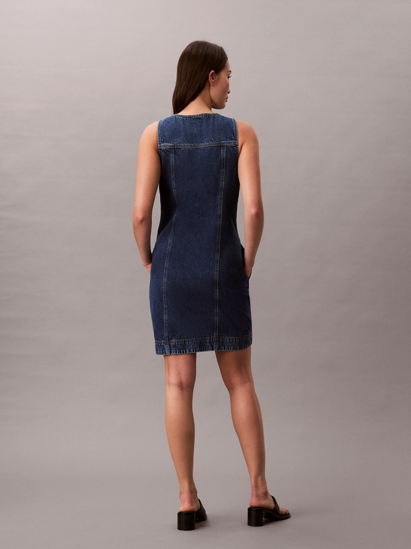 VESTIDO TRUCKER MINI SIN MANGAS - 2