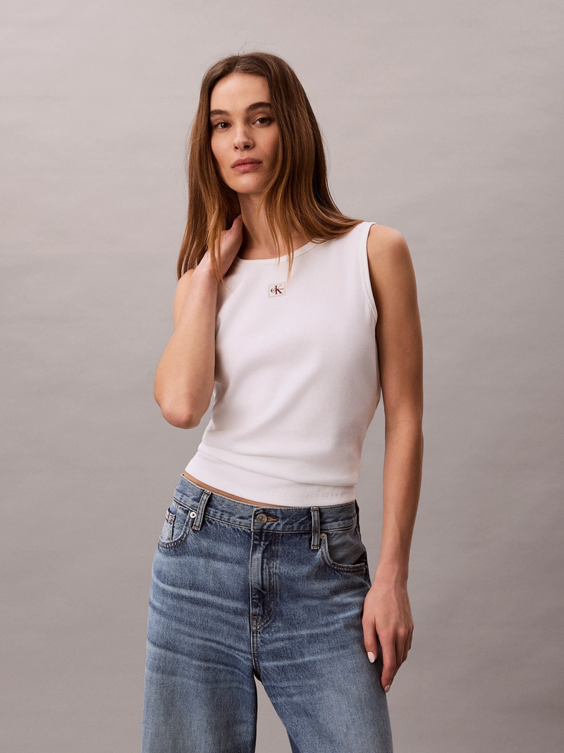 POLERA DE PUNTO SIN MANGAS - 1