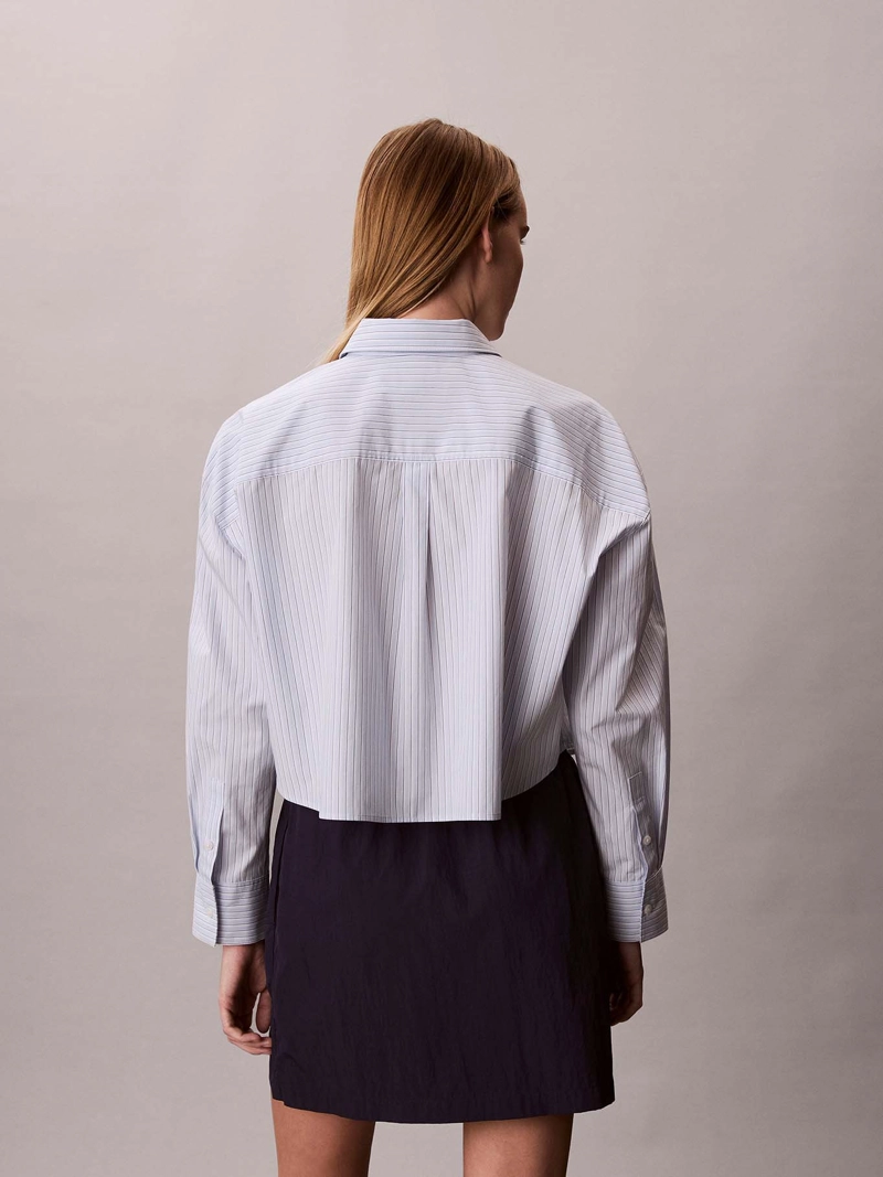CAMISA CROPPED DE ALGODON - 3