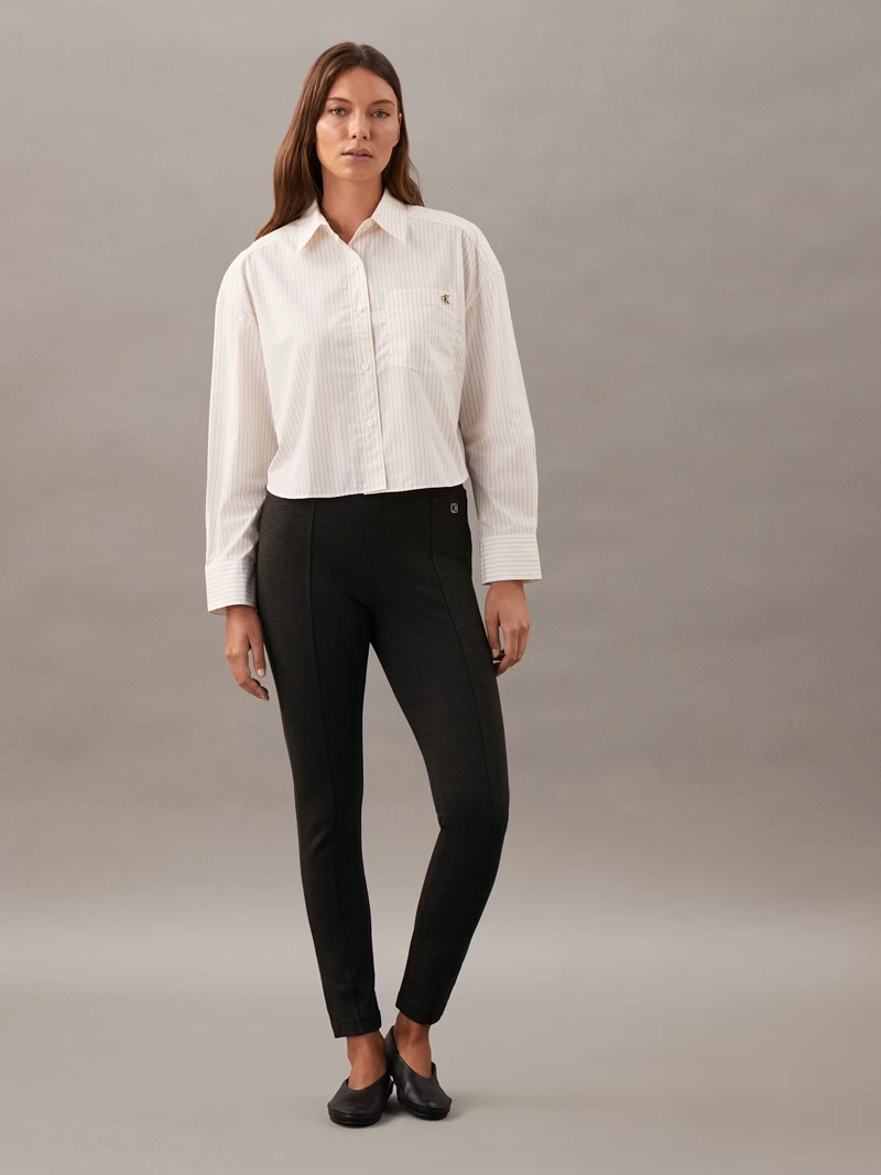 CAMISA CROPPED DE ALGODON - 2