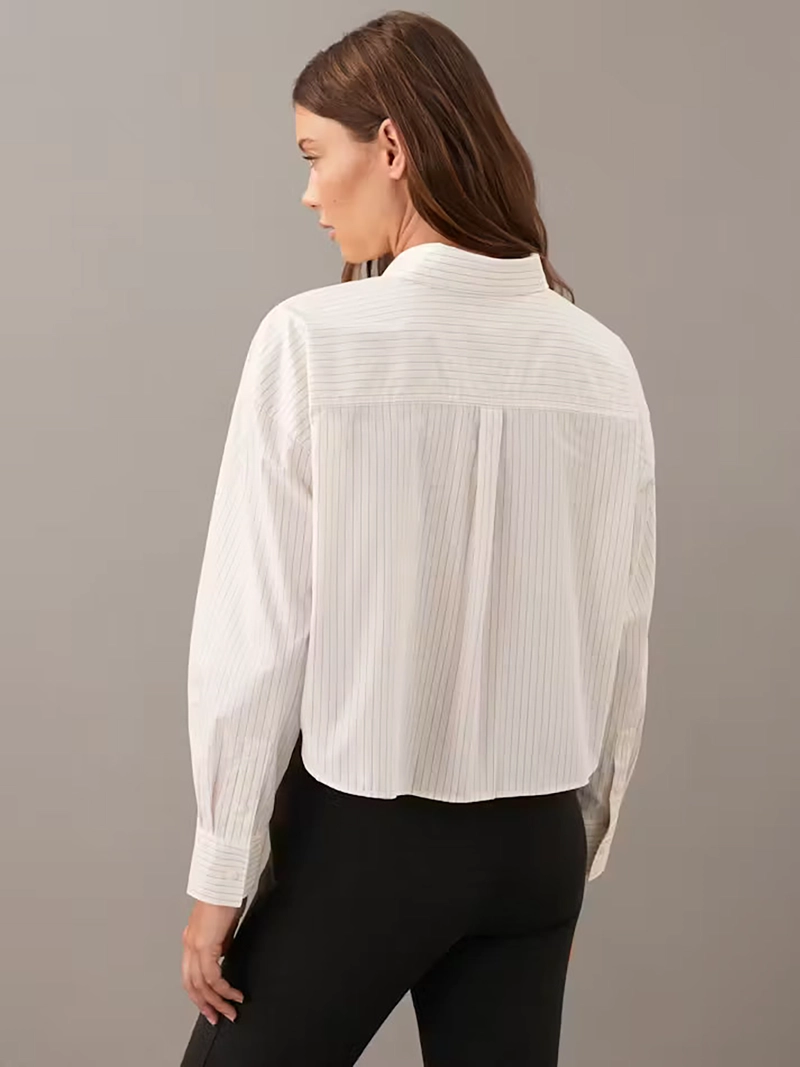 CAMISA CROPPED DE ALGODON - 3