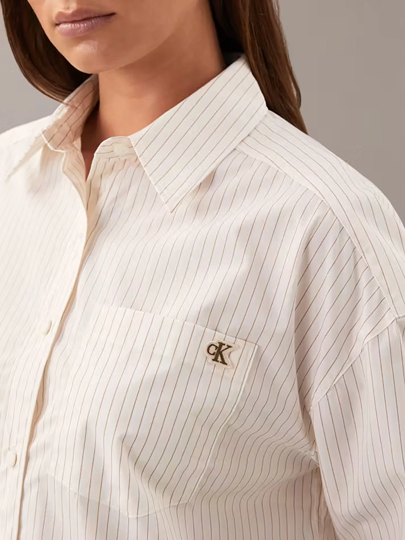 CAMISA CROPPED DE ALGODON - 4