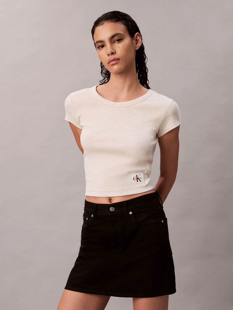 POLERA COTTON STRETCH RIB - 1