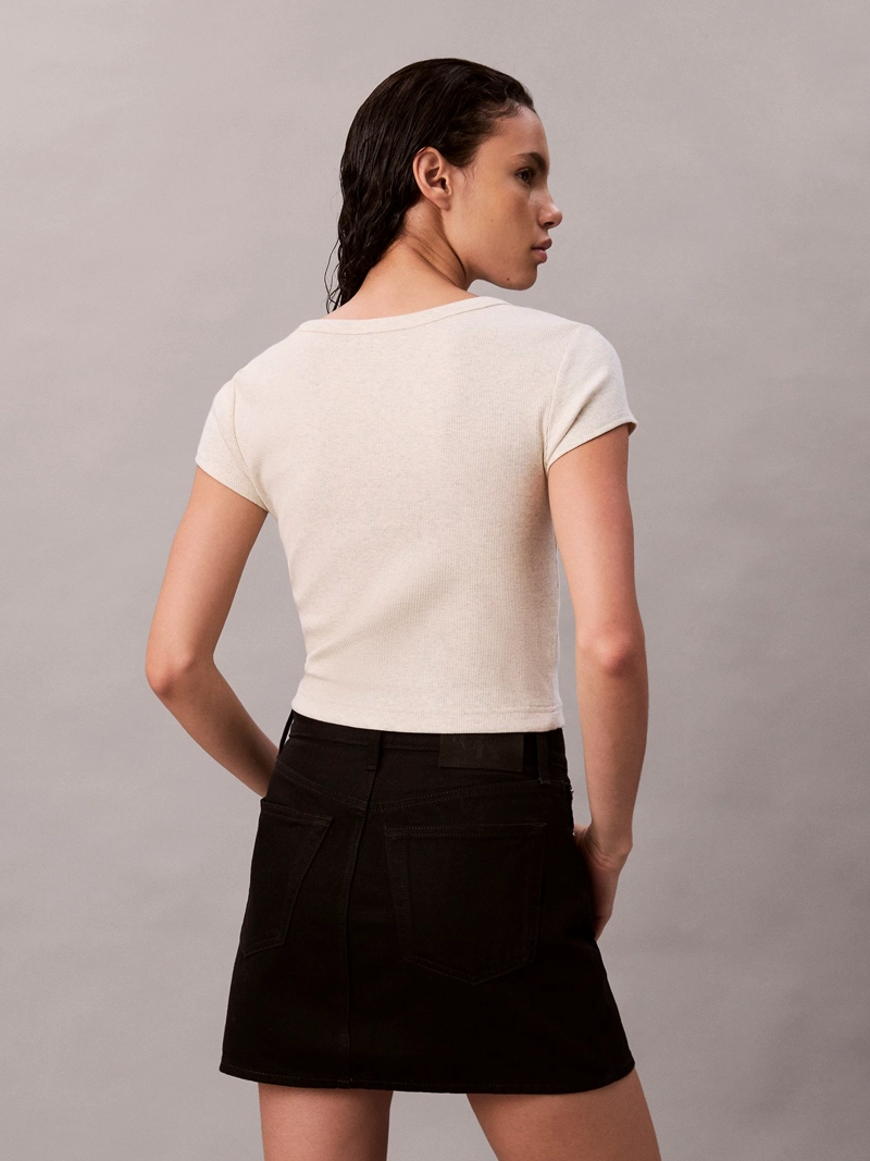 POLERA COTTON STRETCH RIB - 3