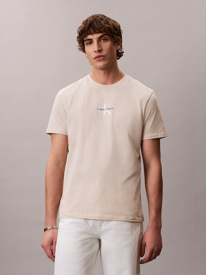POLERA CON GRAFICO ESTAMPADO MICRO MONOLOGO - 1