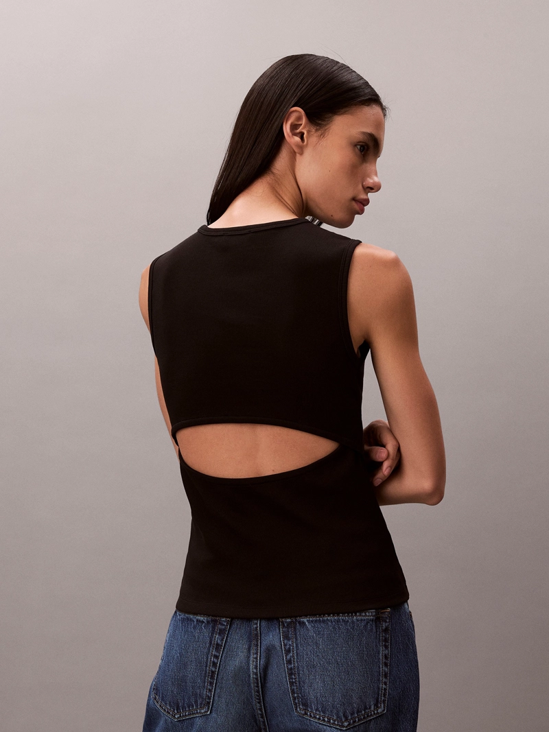 POLERA DE PUNTO SIN MANGAS - 3
