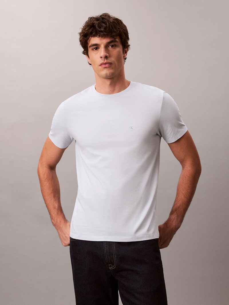 POLERA SLIM DE ALGODON STRECH - 1