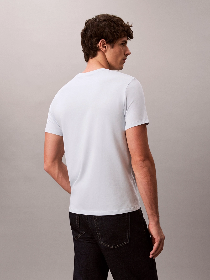 POLERA SLIM DE ALGODON STRECH - 3