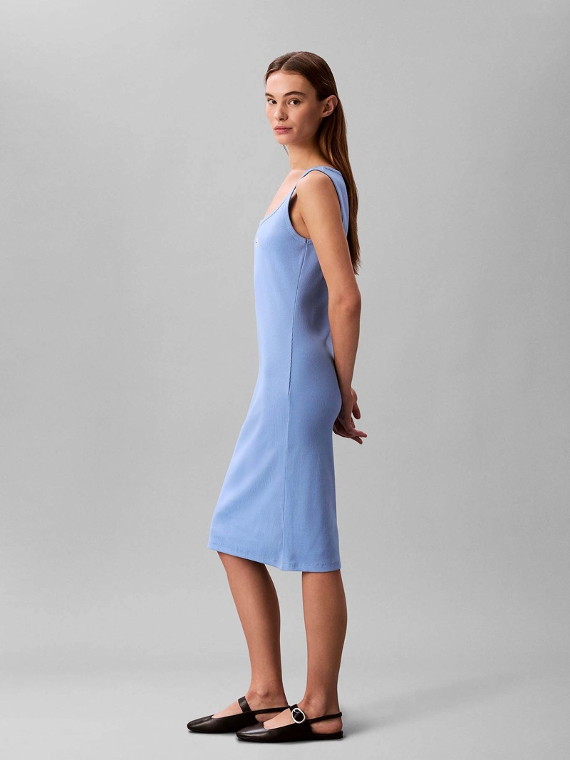 VESTIDO DE PUNTO CON TIRANTES - 3