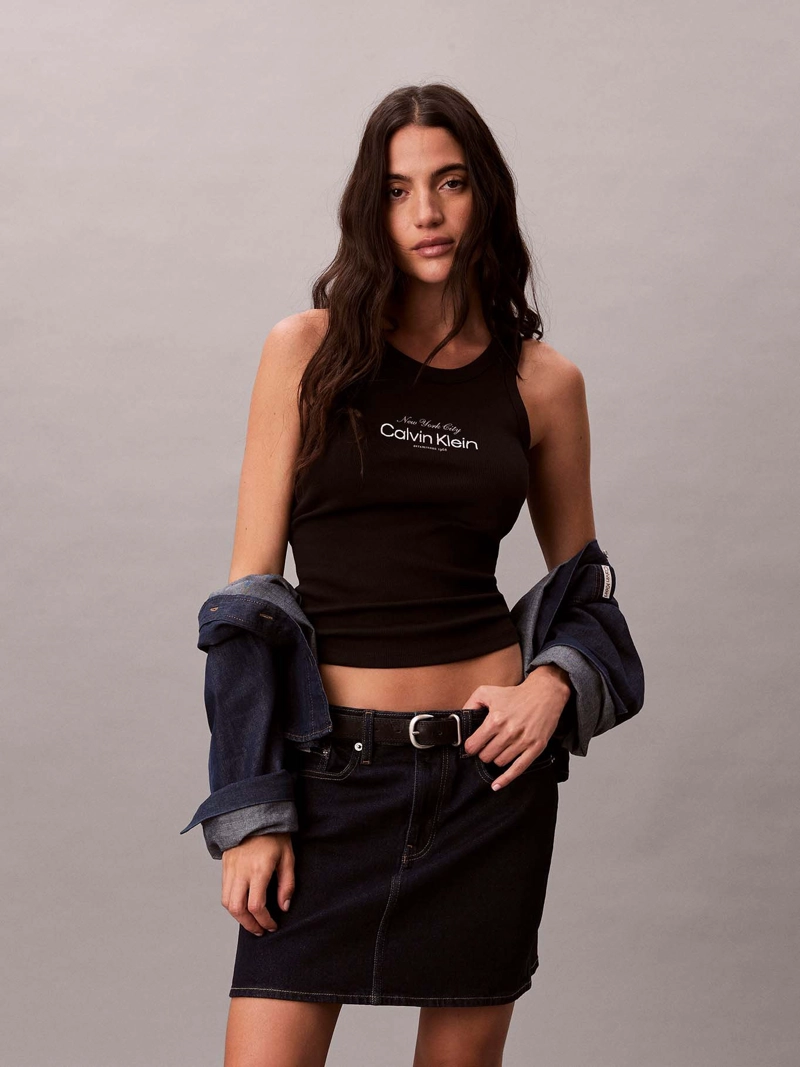 POLERA SIN MANGAS LOGO NYC - 1