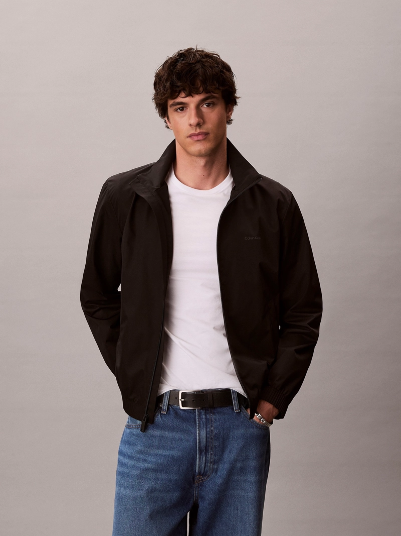 CHAQUETA CORTAVIENTO CON CUELLO ALTO - 1