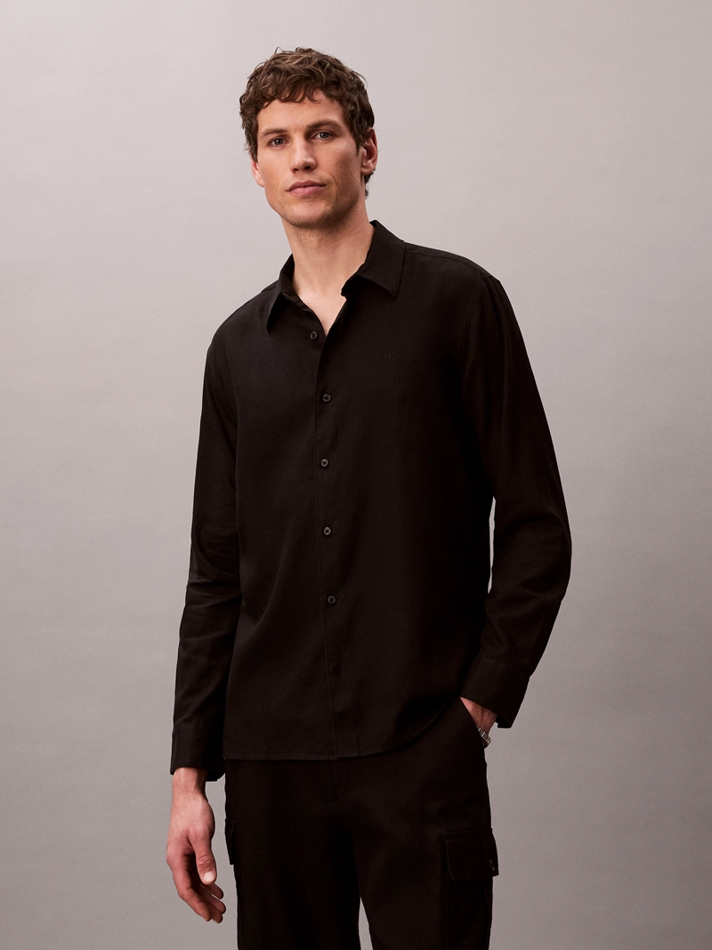 CAMISA EASY FIT DE LINO - 1
