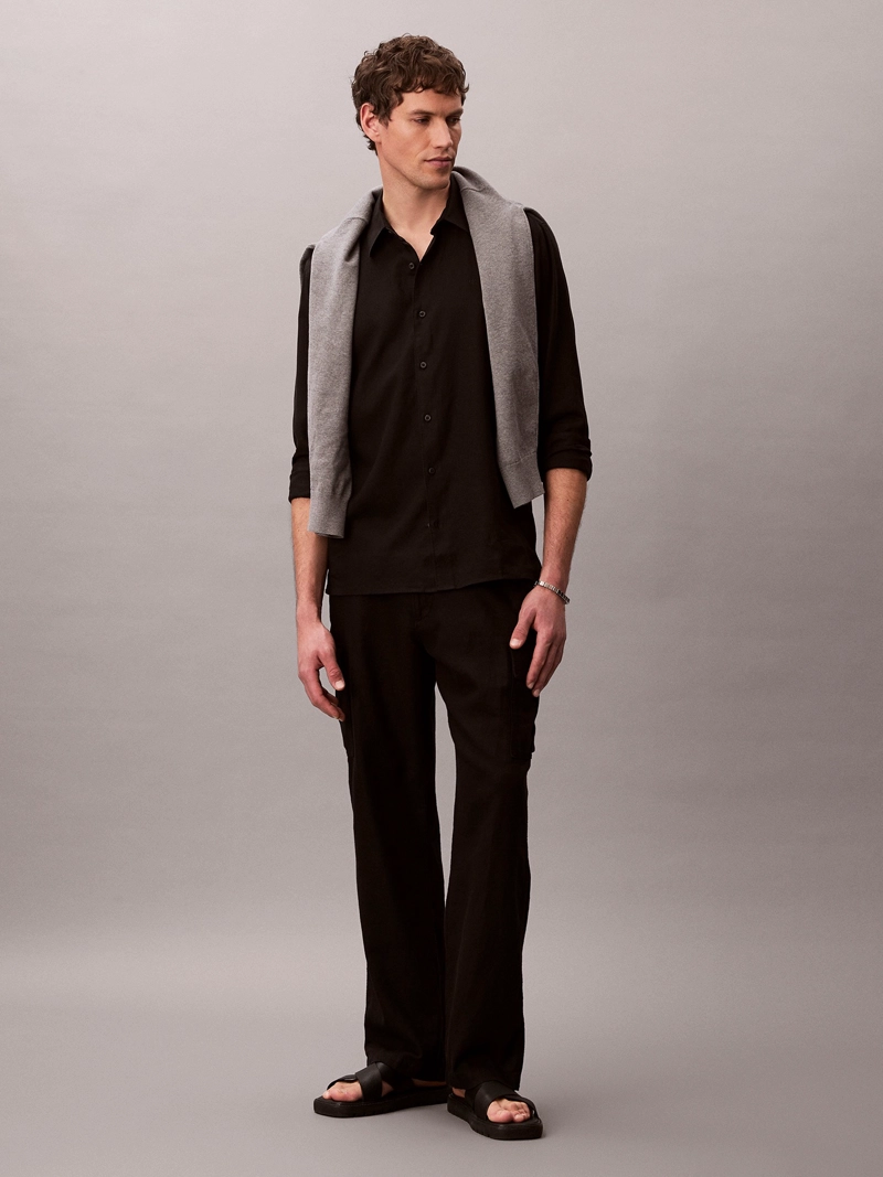 CAMISA EASY FIT DE LINO - 2