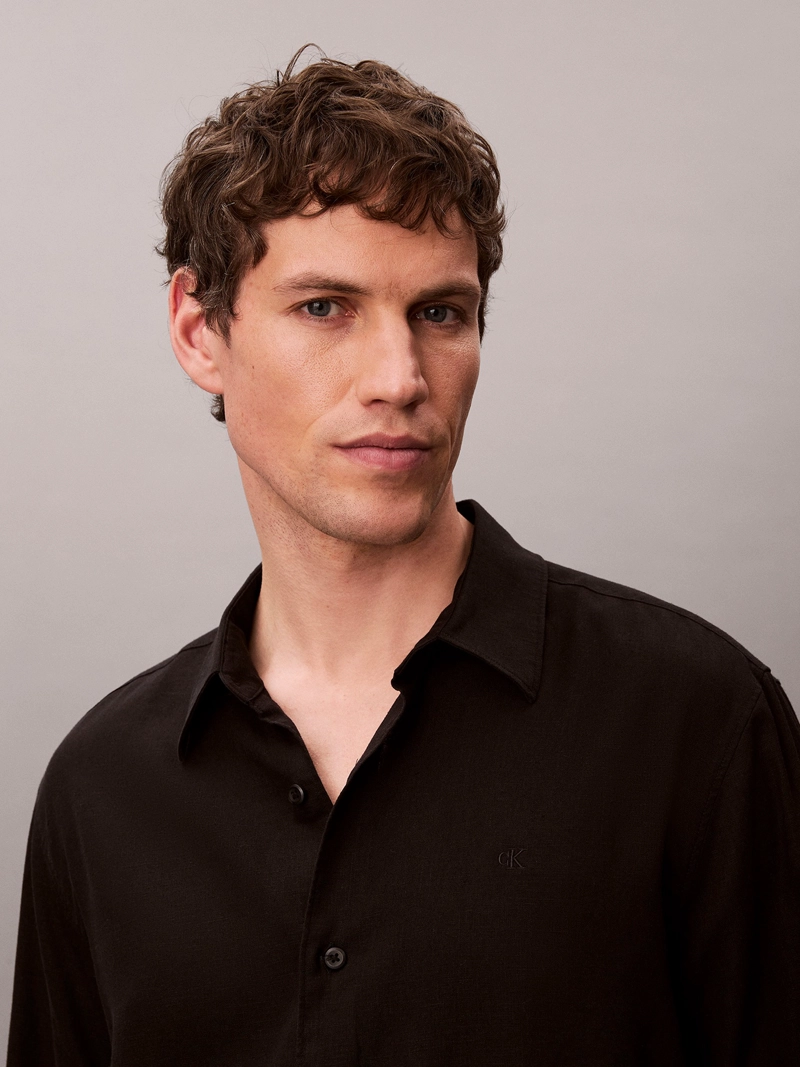 CAMISA EASY FIT DE LINO - 5