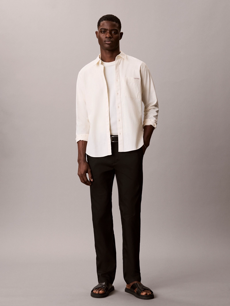 PANTALON SLIM DE STRETCH MODERNO - 1