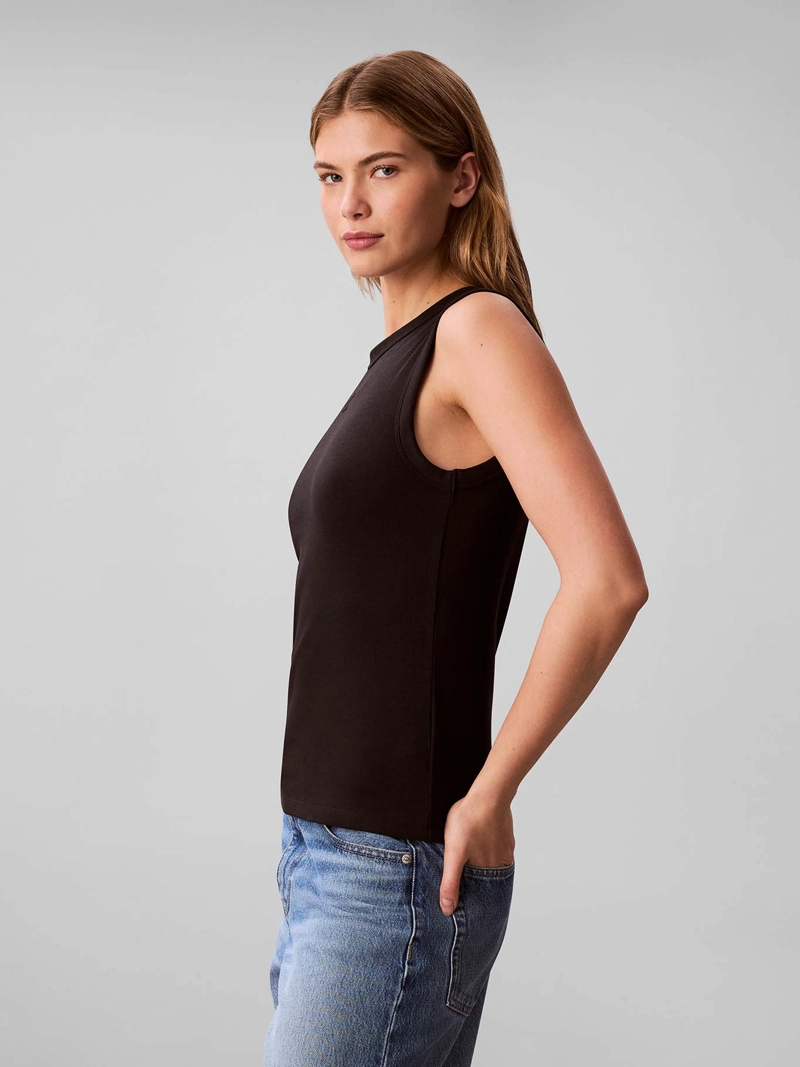 POLERA DE CANALE SIN MANGAS - 4