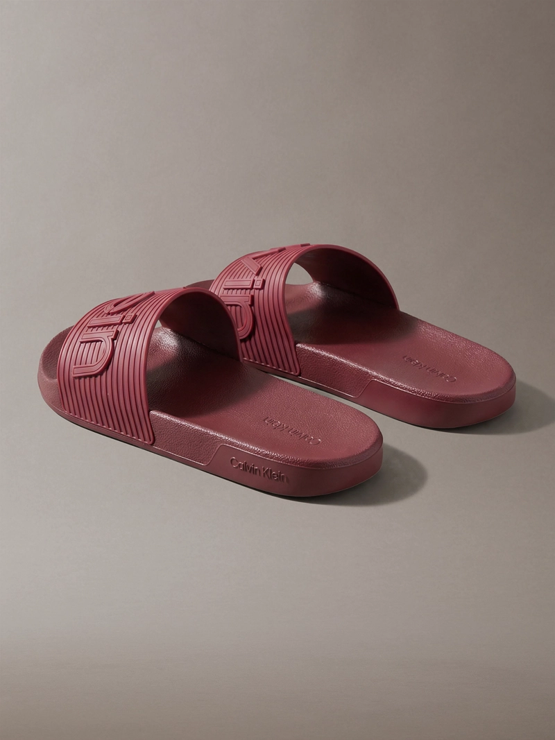 SANDALIAS CON LOGO EN TEXTURA - 2