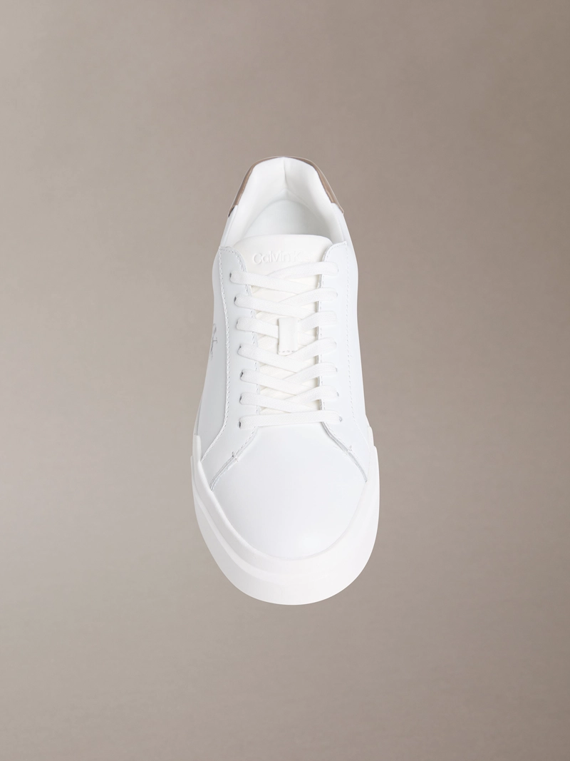 ZAPATILLAS DE CUERO CON LOGO DISTINTIVO - 3