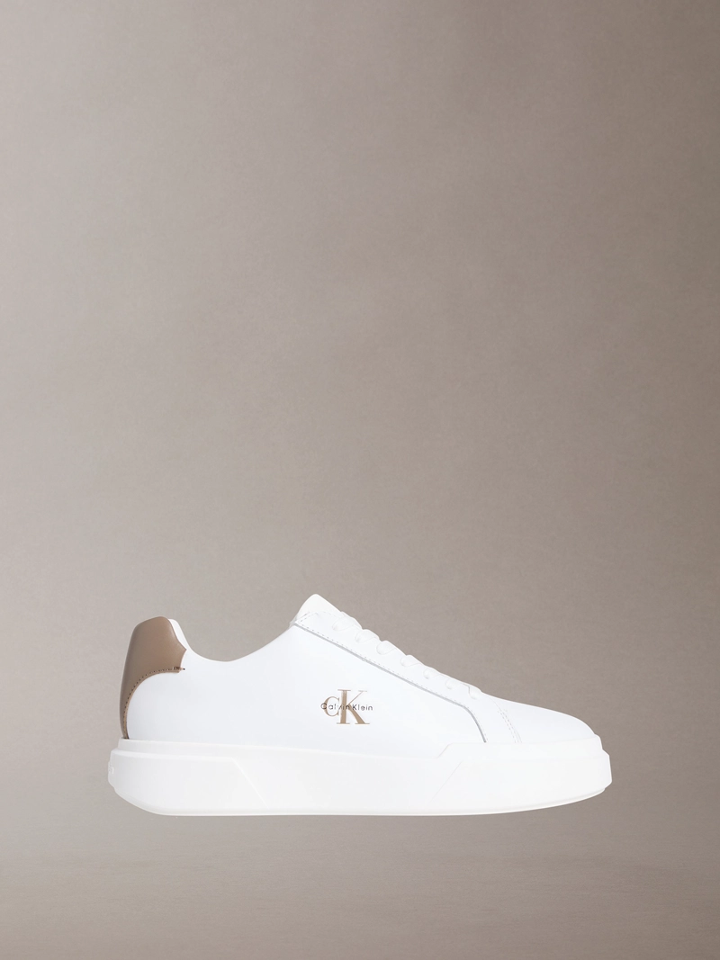 ZAPATILLAS DE CUERO CON LOGO DISTINTIVO - 5