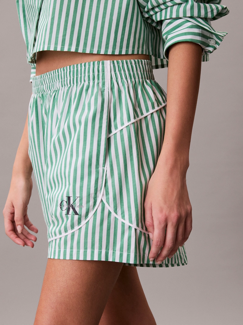 SHORT DE PIJAMA CON LOGO COTTON POPLIN - 5