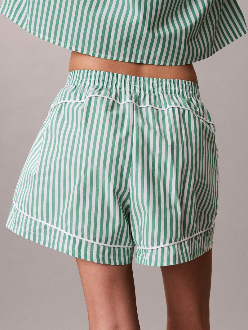 SHORT DE PIJAMA CON LOGO COTTON POPLIN - 6
