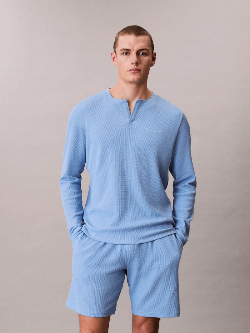 SHORT DE PIJAMA WAFFLE KNIT - 1