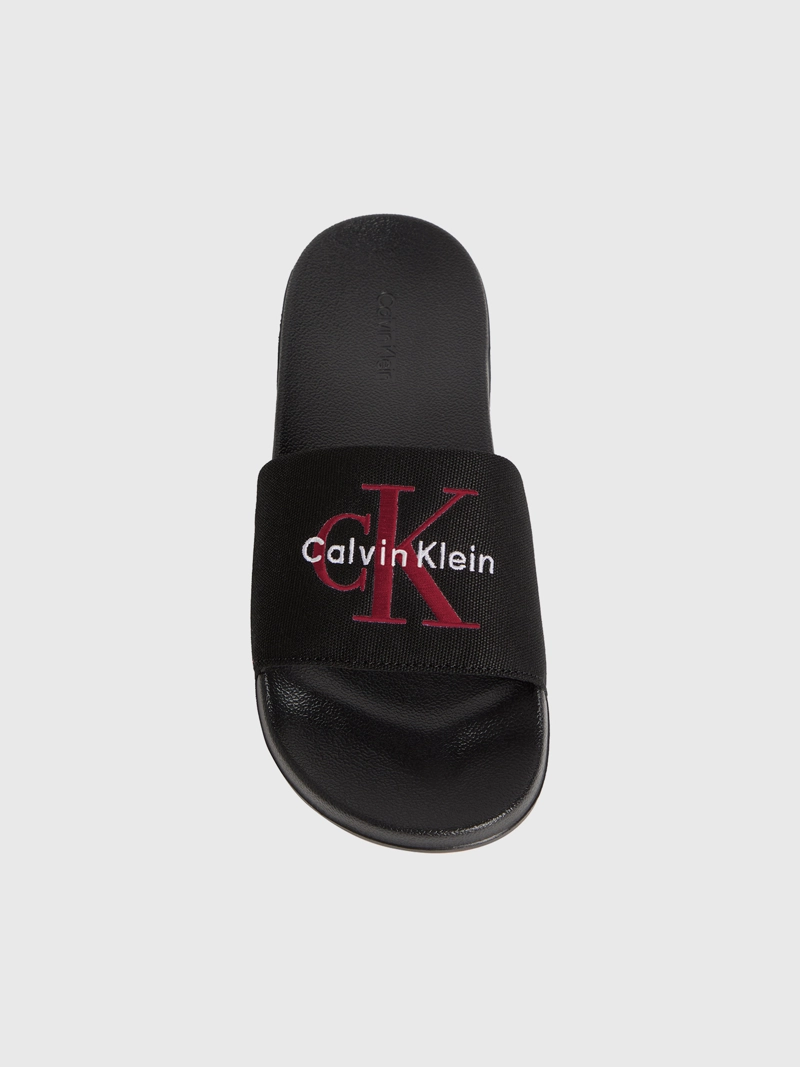 SANDALIAS SLIDE CON LOGO BORDADO - 3