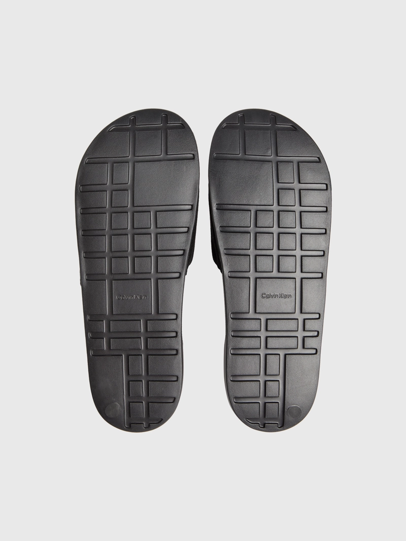 SANDALIAS SLIDE CON LOGO BORDADO - 4