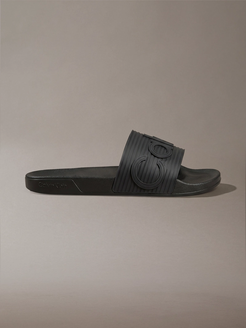 SANDALIAS CON LOGO EN TEXTURA - 5