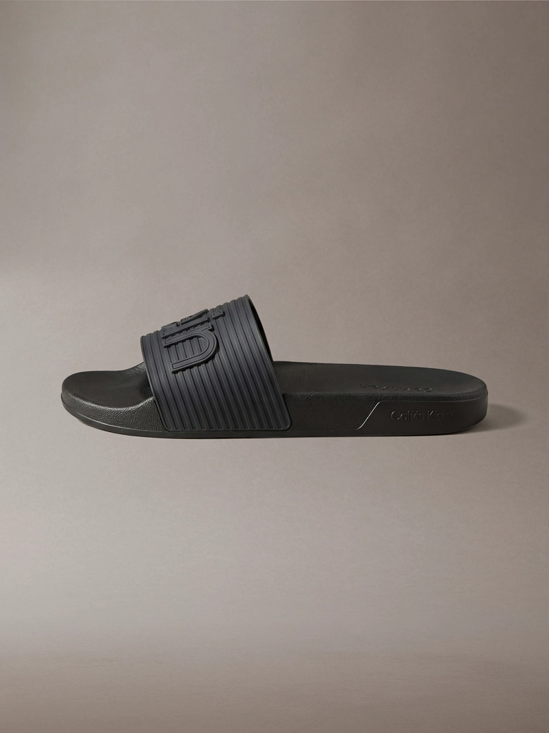 SANDALIAS CON LOGO EN TEXTURA - 6