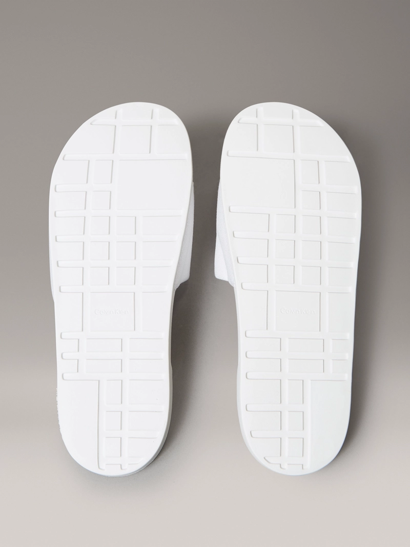 SANDALIAS SLIDE CON LOGO BORDADO - 4