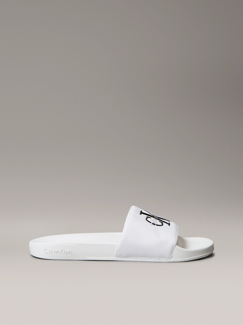SANDALIAS SLIDE CON LOGO BORDADO - 5