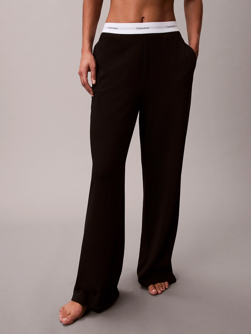 PANTALON DE PIJAMA EN ALGODON CON LOGO - 1