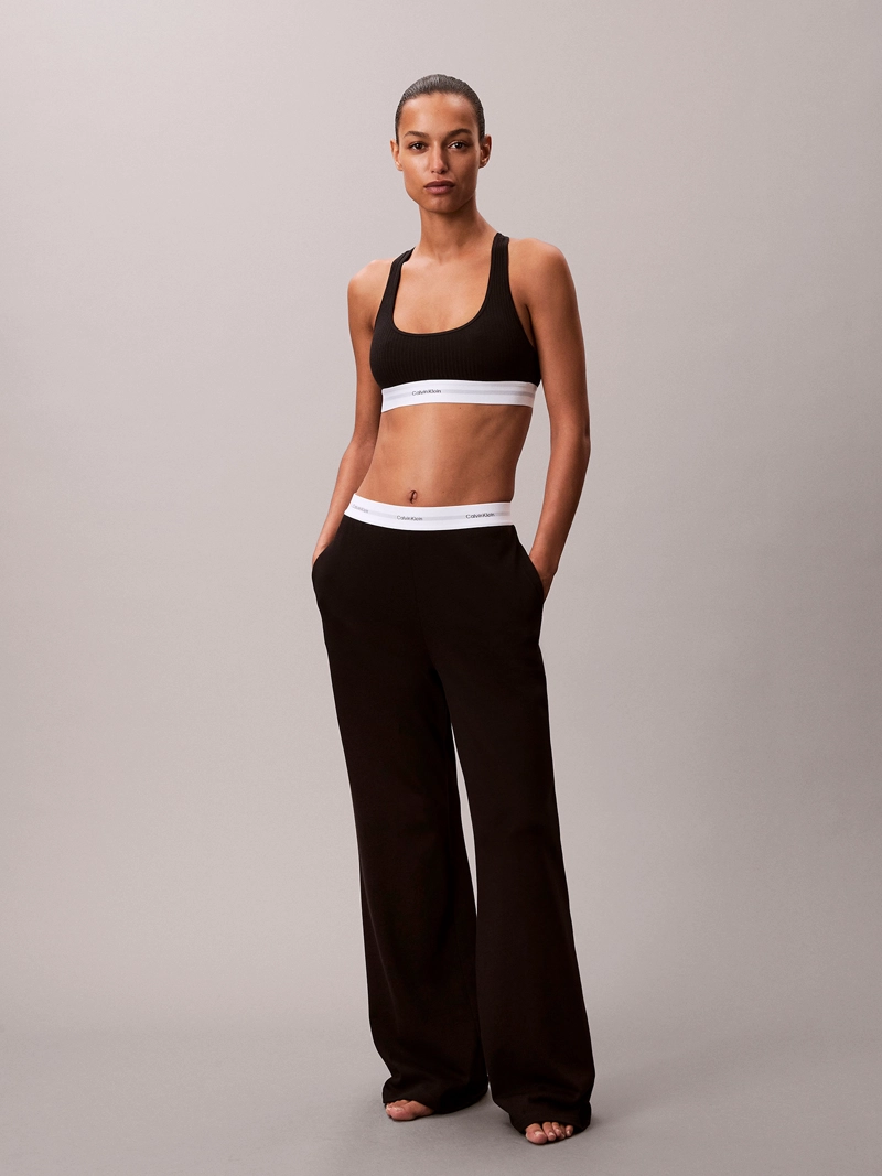 PANTALON DE PIJAMA EN ALGODON CON LOGO - 2