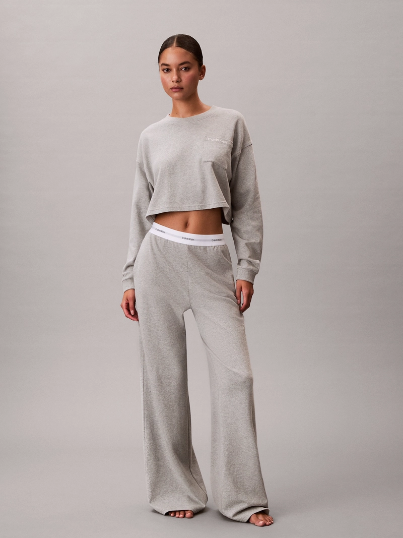 PANTALON DE PIJAMA EN ALGODON CON LOGO - 2