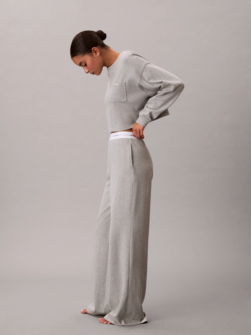 PANTALON DE PIJAMA EN ALGODON CON LOGO - 4