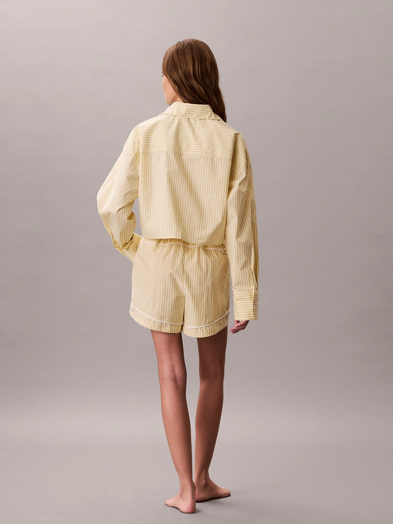 SHORT DE PIJAMA CON LOGO COTTON POPLIN - 3