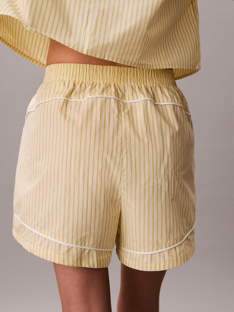 SHORT DE PIJAMA CON LOGO COTTON POPLIN - 6