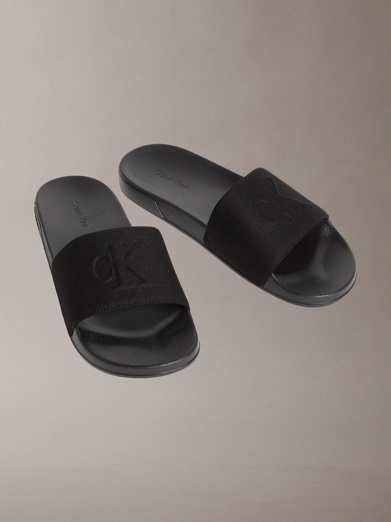 SANDALIAS SLIDE CON MONOGRAMA - 1