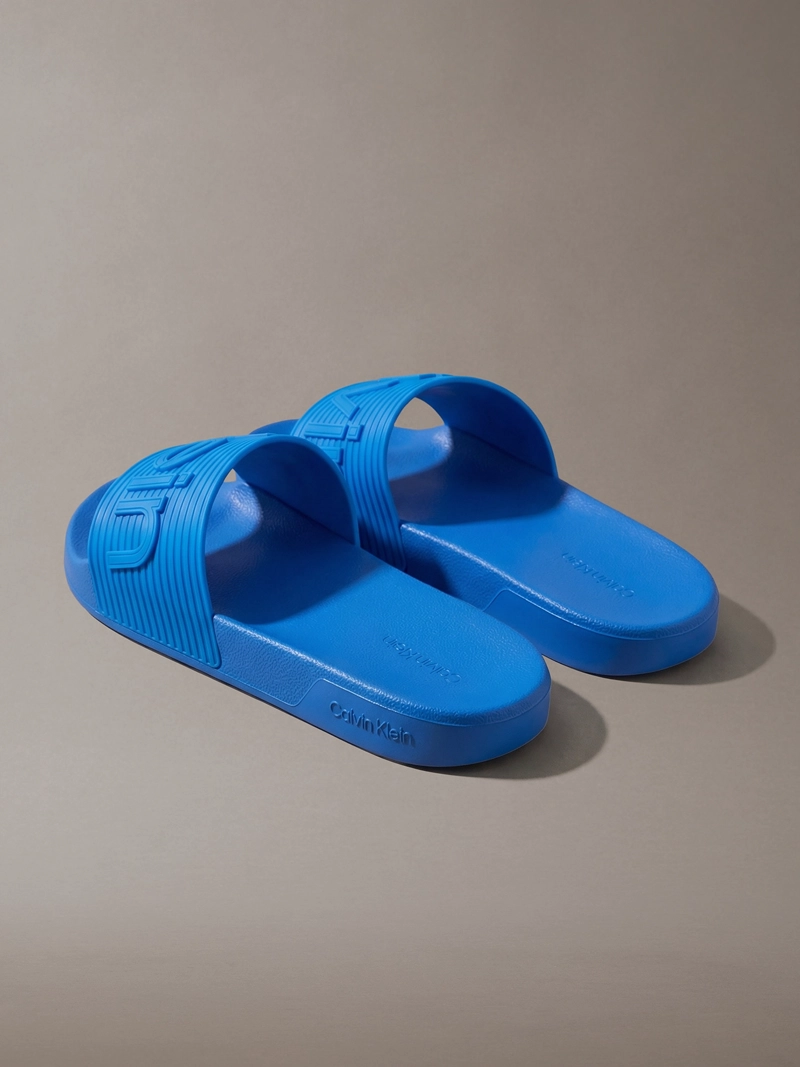 SANDALIAS CON LOGO EN TEXTURA - 2