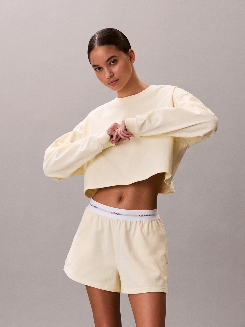 SHORT DE PIJAMA EN ALGODON - 1