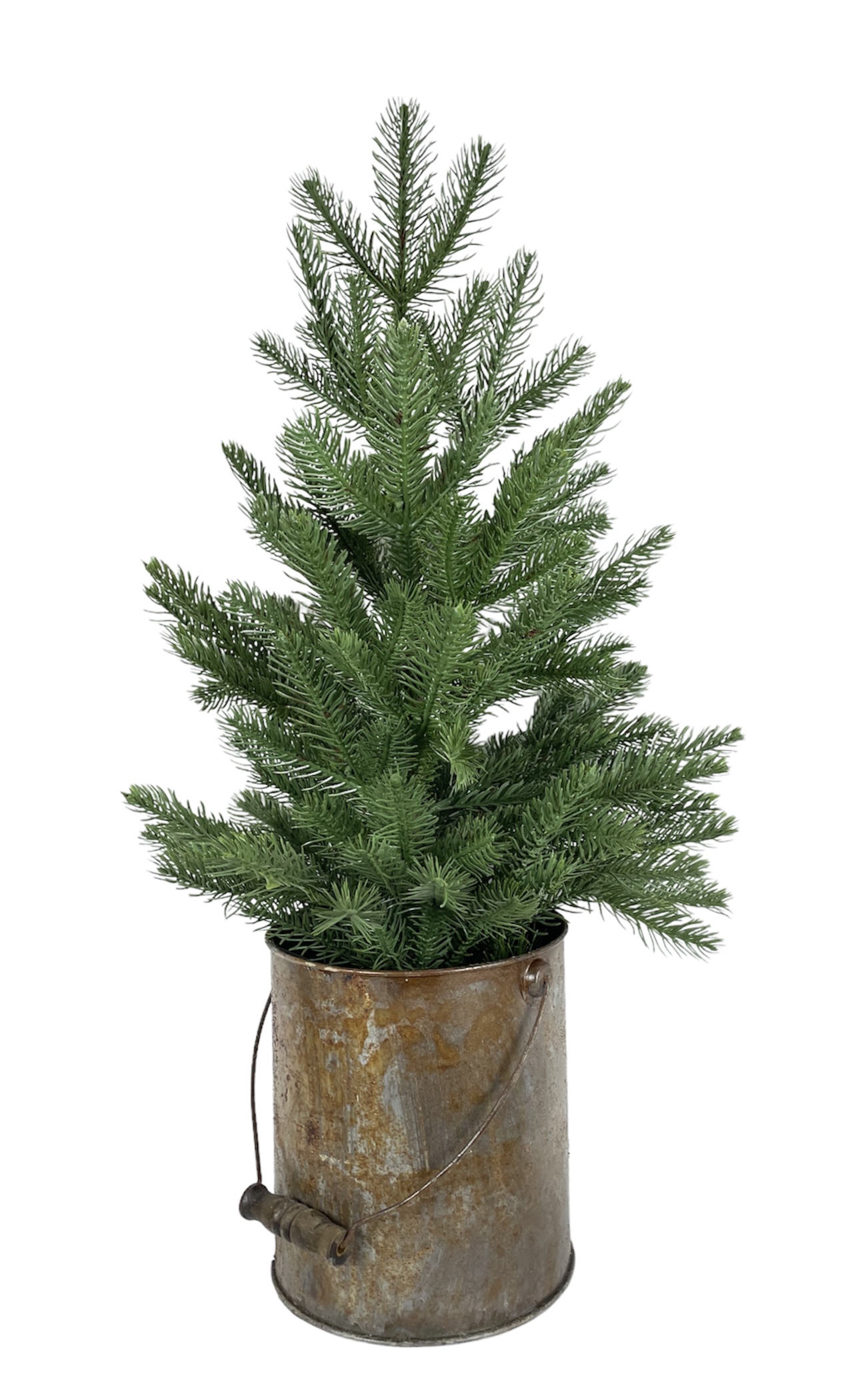 Ripley - PINO COREL NAVIDEÑO CON MACETERO METÁLICO 60CM 2023