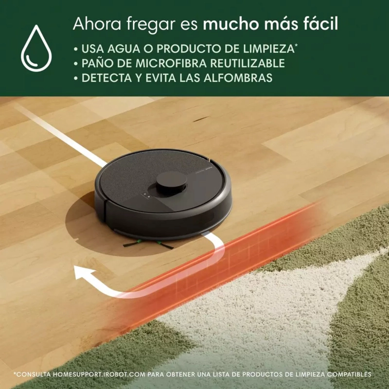 ROOMBA COMBO 105+BASE AUTOEMPTY ASPIRADORA Y TRAPEADORA ROBOT 2 EN 1 IROBOT WIFI 7000 PA - 2